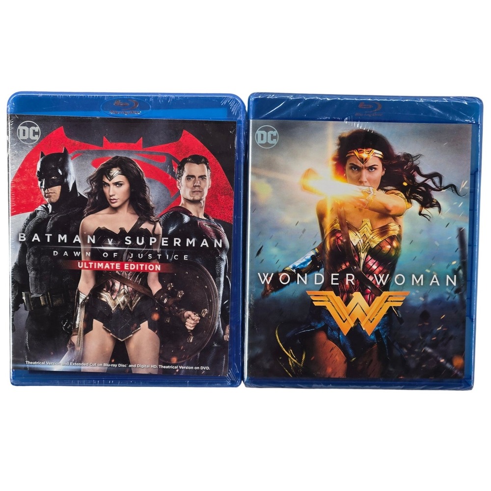DC New Batman v Superman Ultimate & Wonder Woman Blu-ray Movies Unisex Superhero